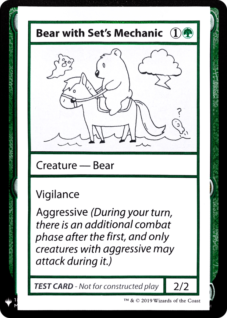 Bear with Set's Mechanic [CMB1-71]