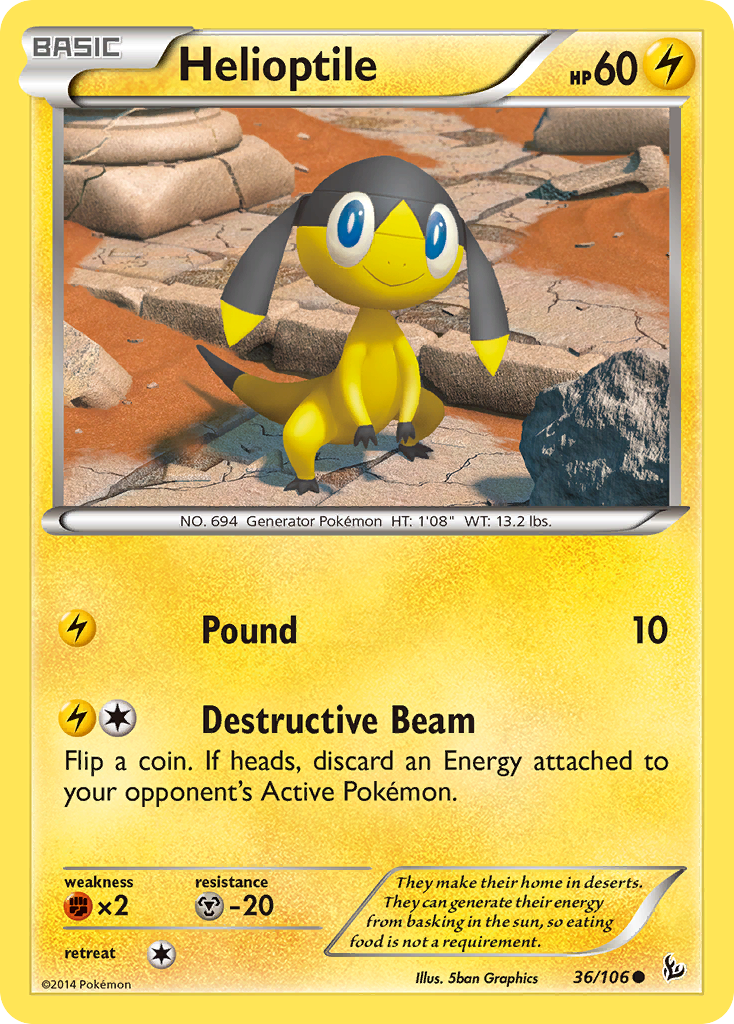 Helioptile [XY2-36]