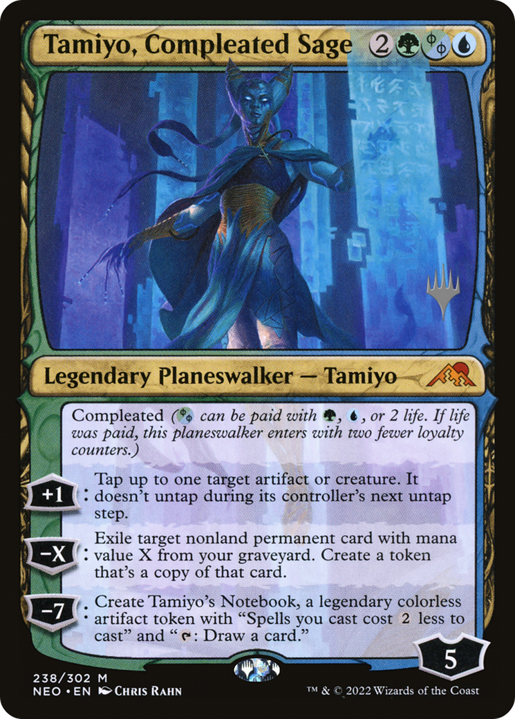 Tamiyo, Compleated Sage - Promo Pack [PNEO-238p]