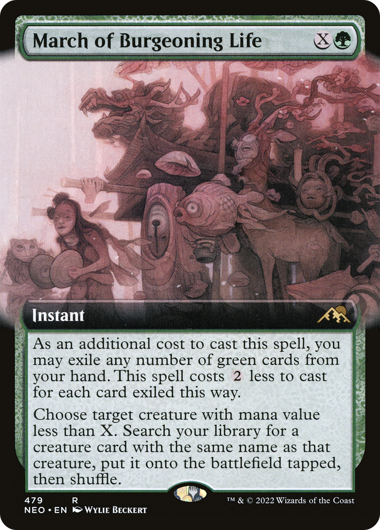 March of Burgeoning Life - Extended Art [NEO-479]
