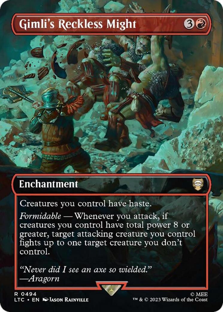 Gimli's Reckless Might - Borderless [LTC-494]
