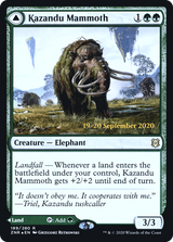 Kazandu Mammoth // Kazandu Valley - Prerelease Promo [PZNR-189s]