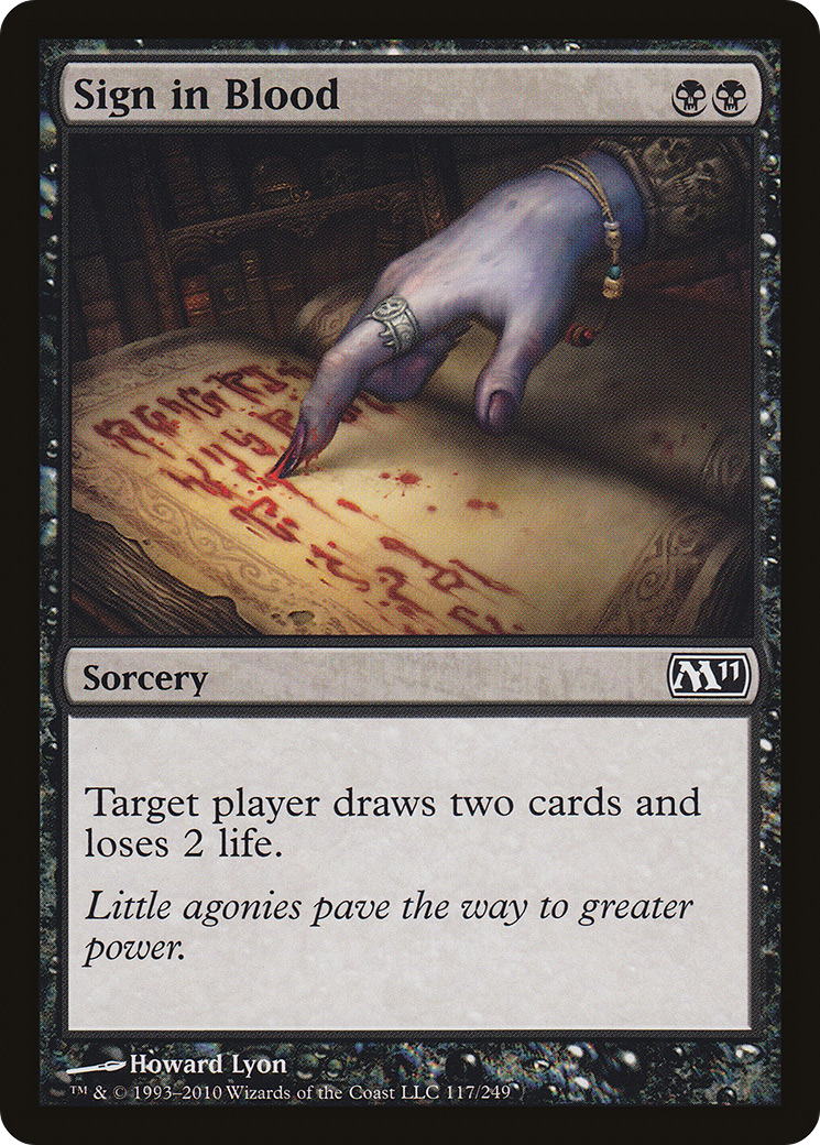Sign in Blood [M11-117]
