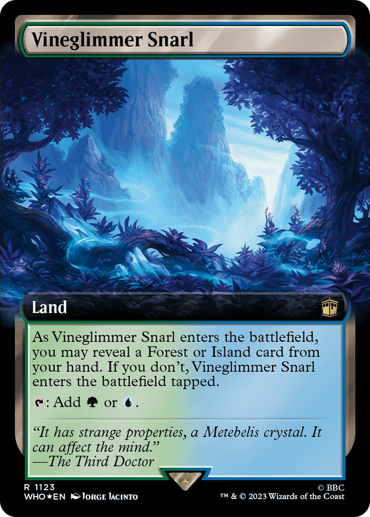 Vineglimmer Snarl - Extended Art - Surge Foil [WHO-1123]
