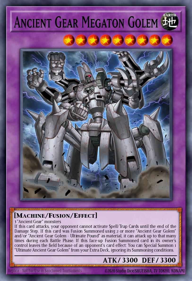 Ancient Gear Megaton Golem [LED2-EN031]