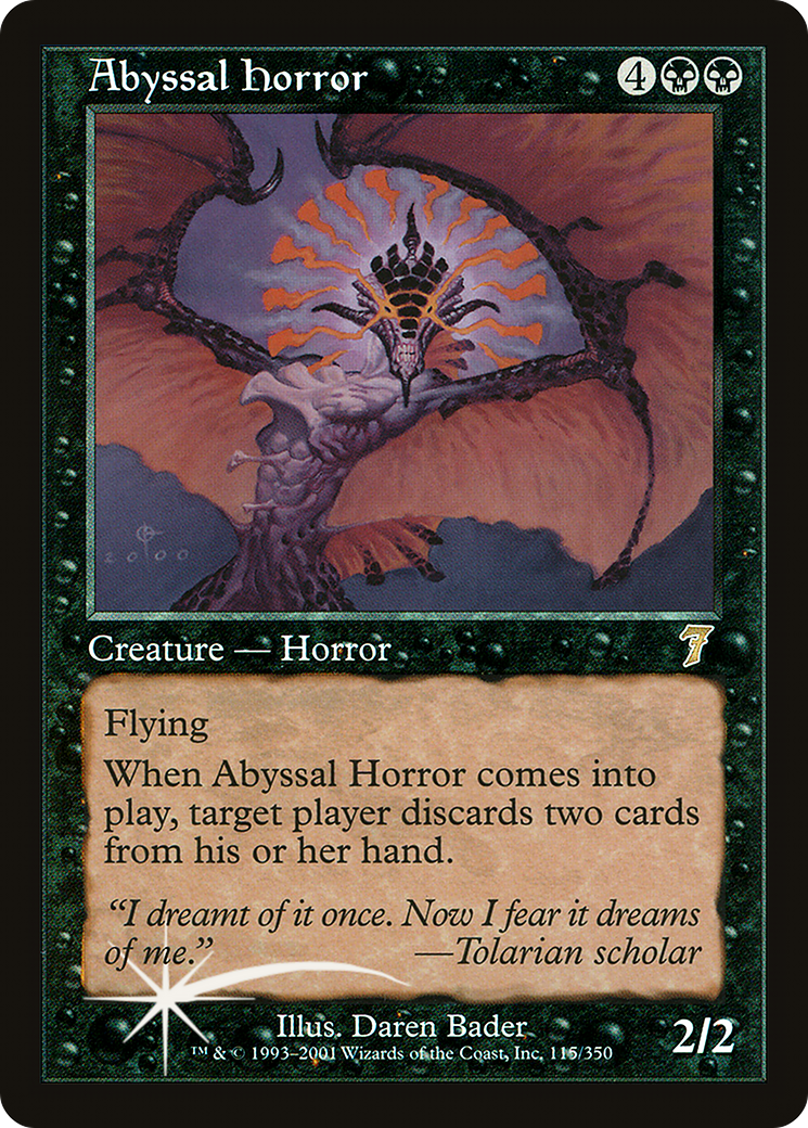 Abyssal Horror [7ED-115★]