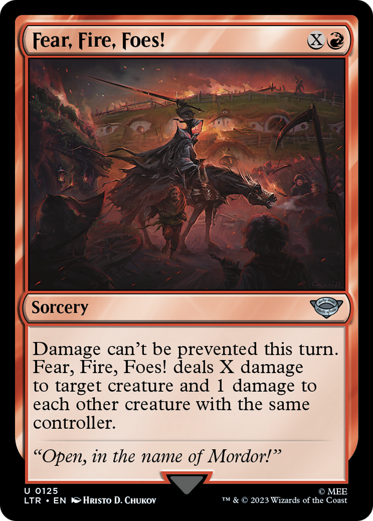 Fear, Fire, Foes! [LTR-125]