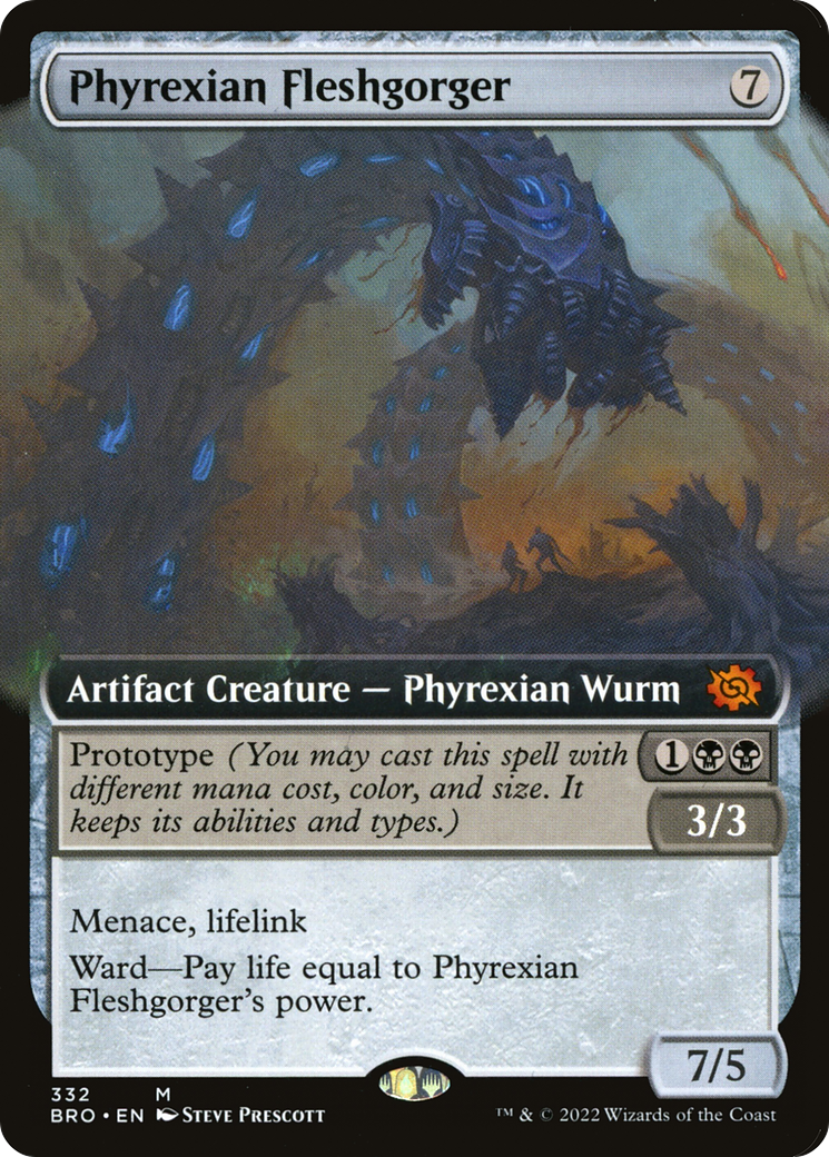 Phyrexian Fleshgorger - Extended Art [BRO-332]