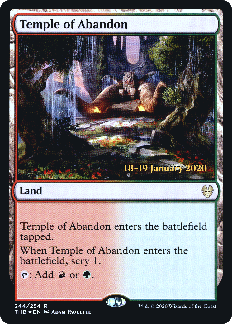 Temple of Abandon - Prerelease Promo [PTHB-244s]