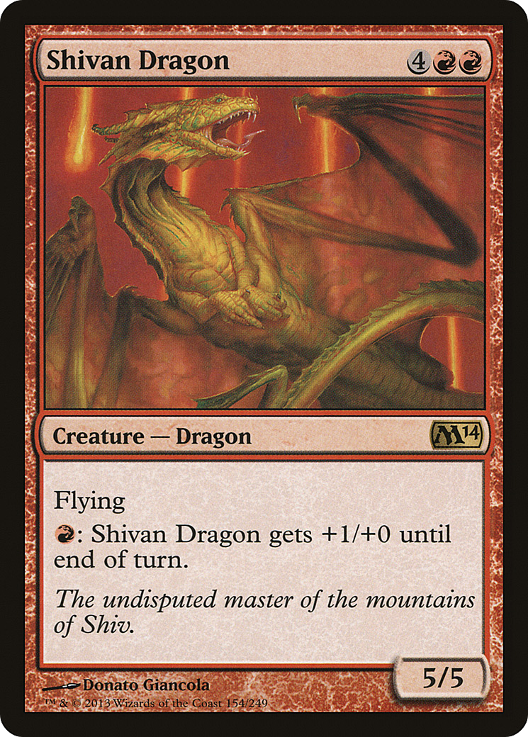 Shivan Dragon [M14-154]