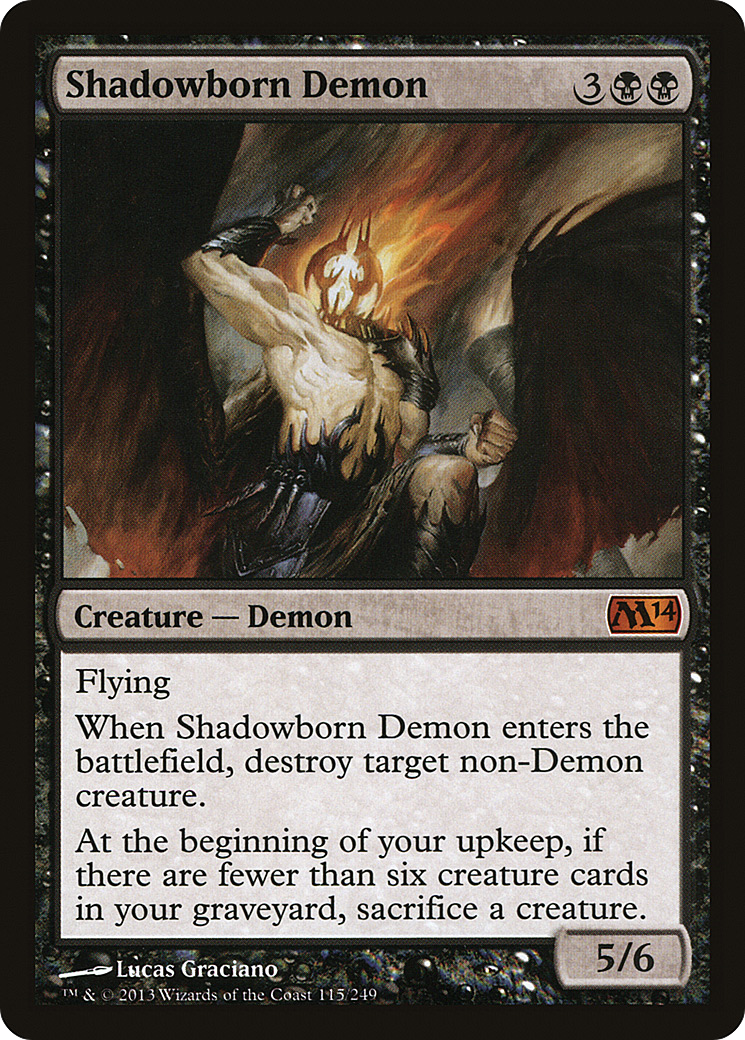 Shadowborn Demon [M14-115]