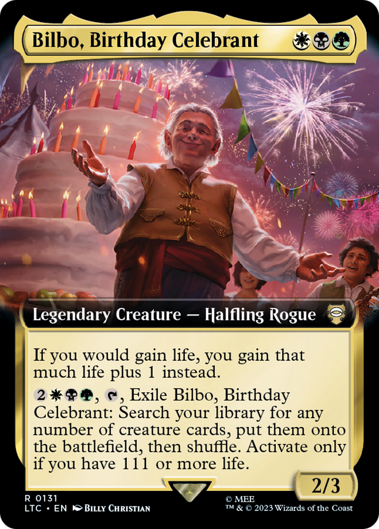 Bilbo, Birthday Celebrant - Extended Art [LTC-131]