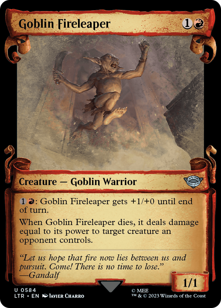 Goblin Fireleaper - Scroll Showcase [LTR-584]