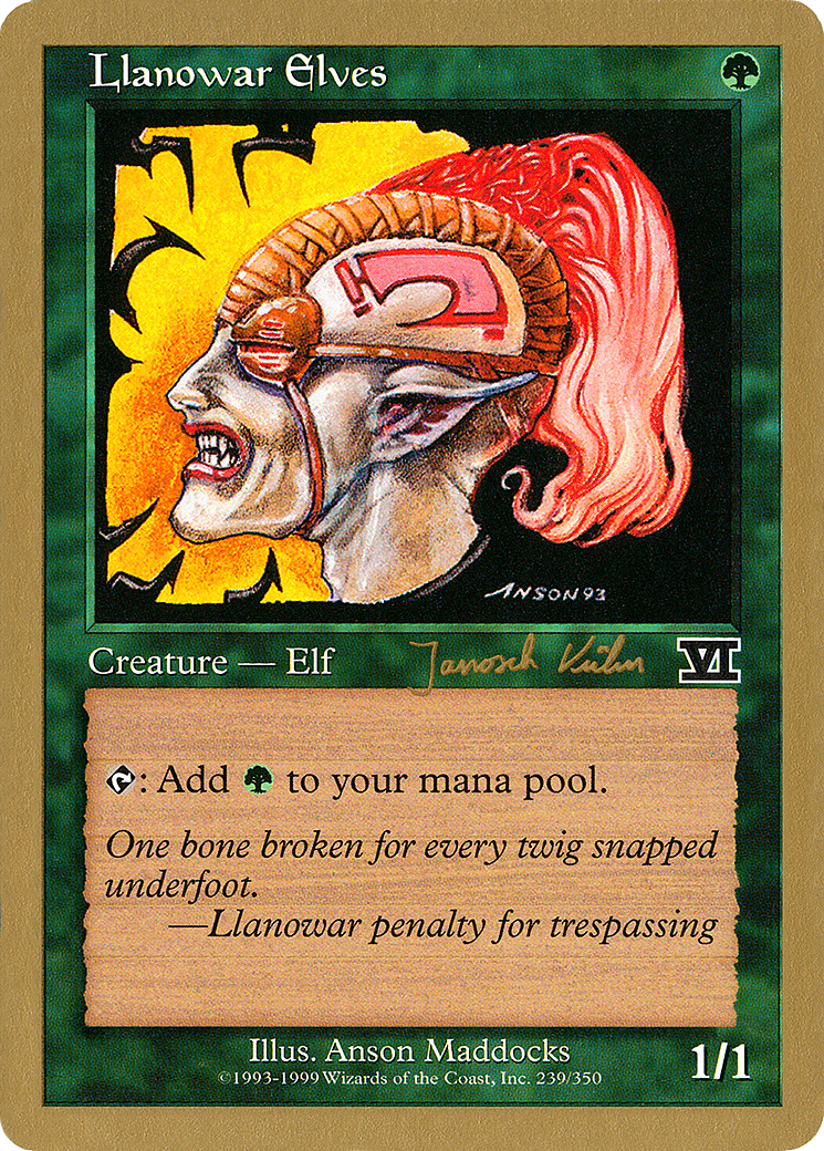 Llanowar Elves [WC00-jk239]