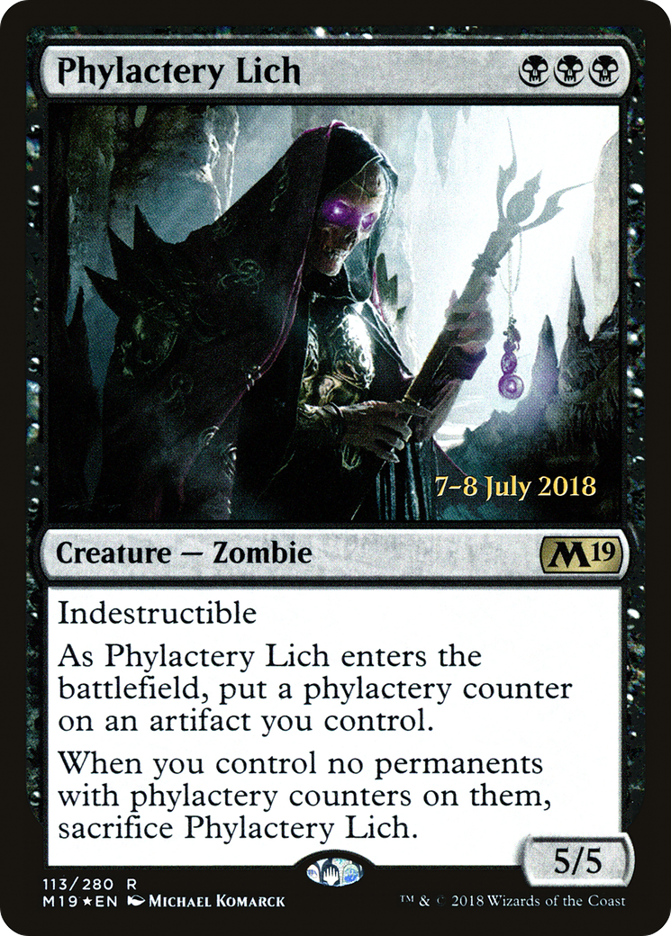 Phylactery Lich - Prerelease Promo [PM19-113s]