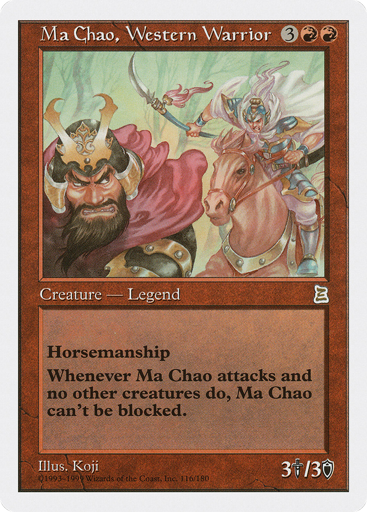 Ma Chao, Western Warrior [PTK-116]