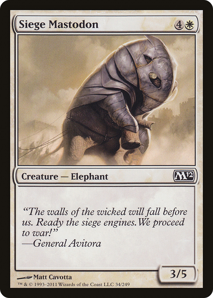 Siege Mastodon [M12-34]