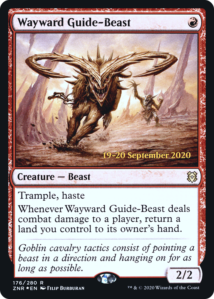 Wayward Guide-Beast - Prerelease Promo [PZNR-176s]