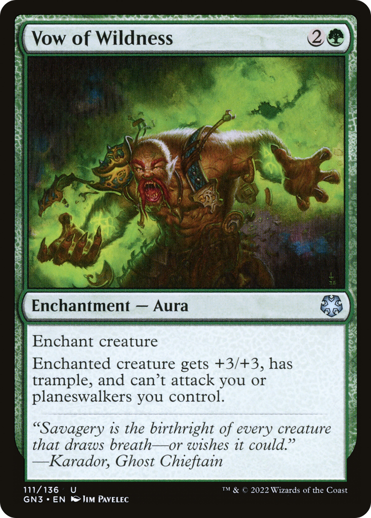 Vow of Wildness [GN3-111]
