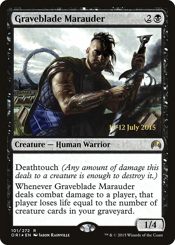 Graveblade Marauder - Prerelease Promo [PORI-101s]