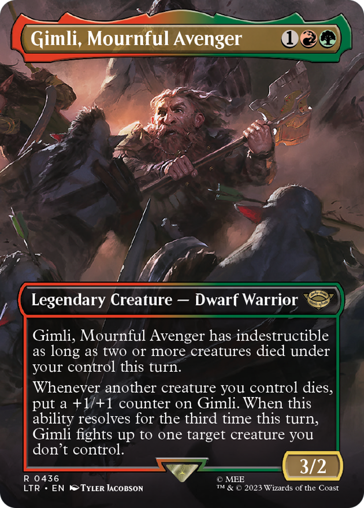 Gimli, Mournful Avenger - Borderless [LTR-436]