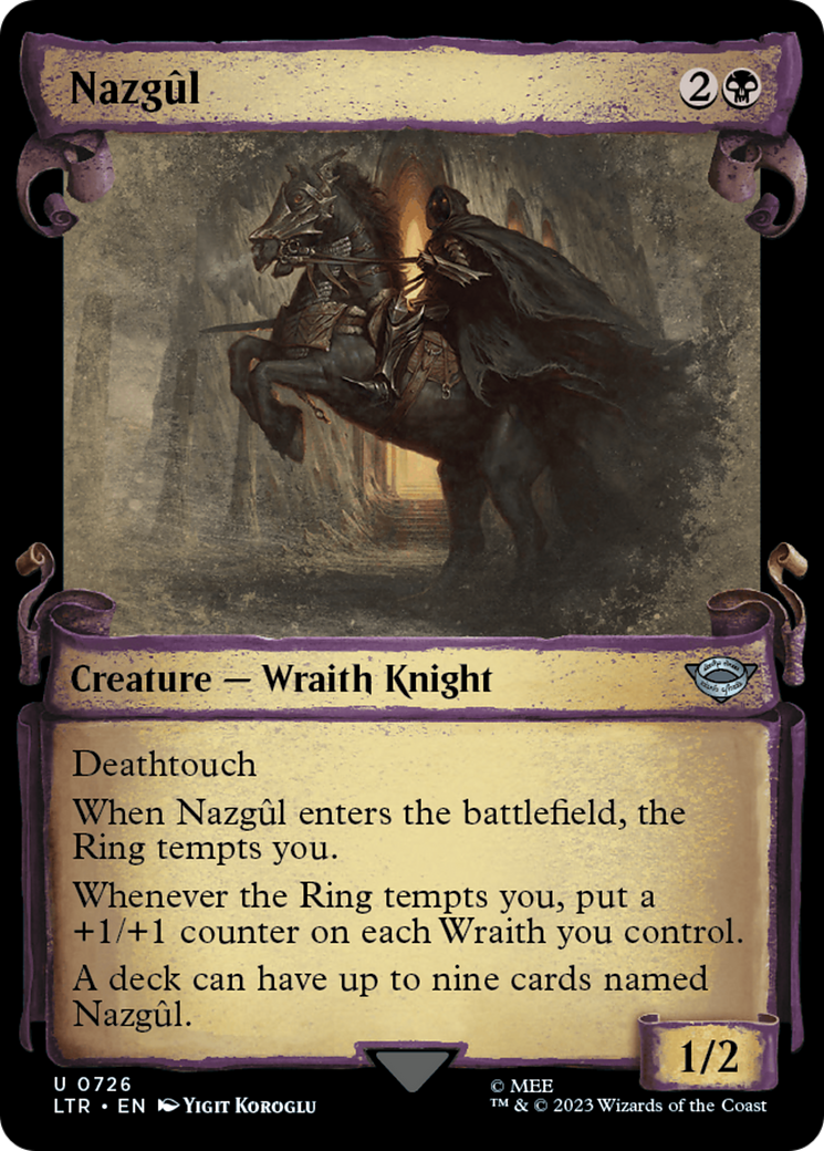 Nazgûl - Scroll Showcase [LTR-726]