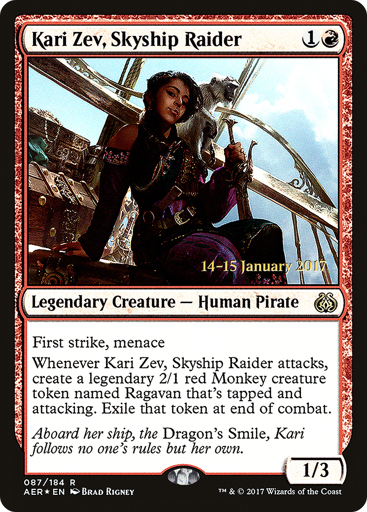 Kari Zev, Skyship Raider - Prerelease Promo [PAER-87s]