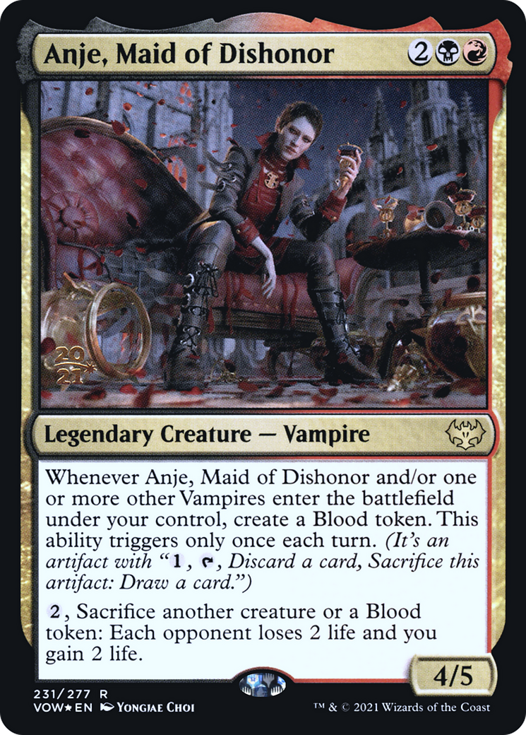 Anje, Maid of Dishonor - Prerelease Promo [PVOW-231s]