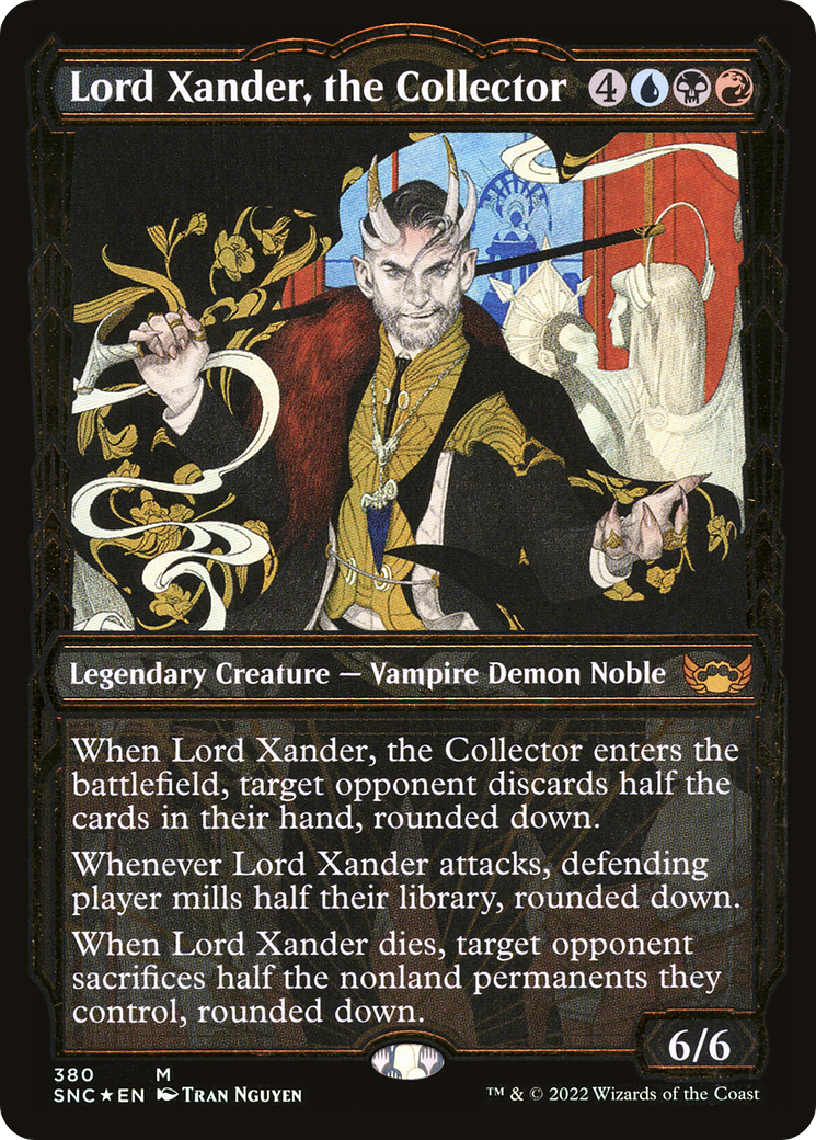Lord Xander, the Collector - Showcase - Gilded Foil [SNC-380]
