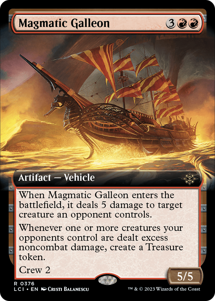 Magmatic Galleon - Extended Art [LCI-376]