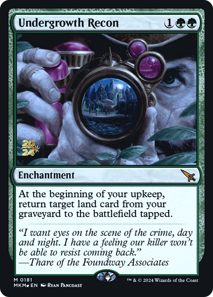 Undergrowth Recon - Prerelease Promo [PMKM-181s]