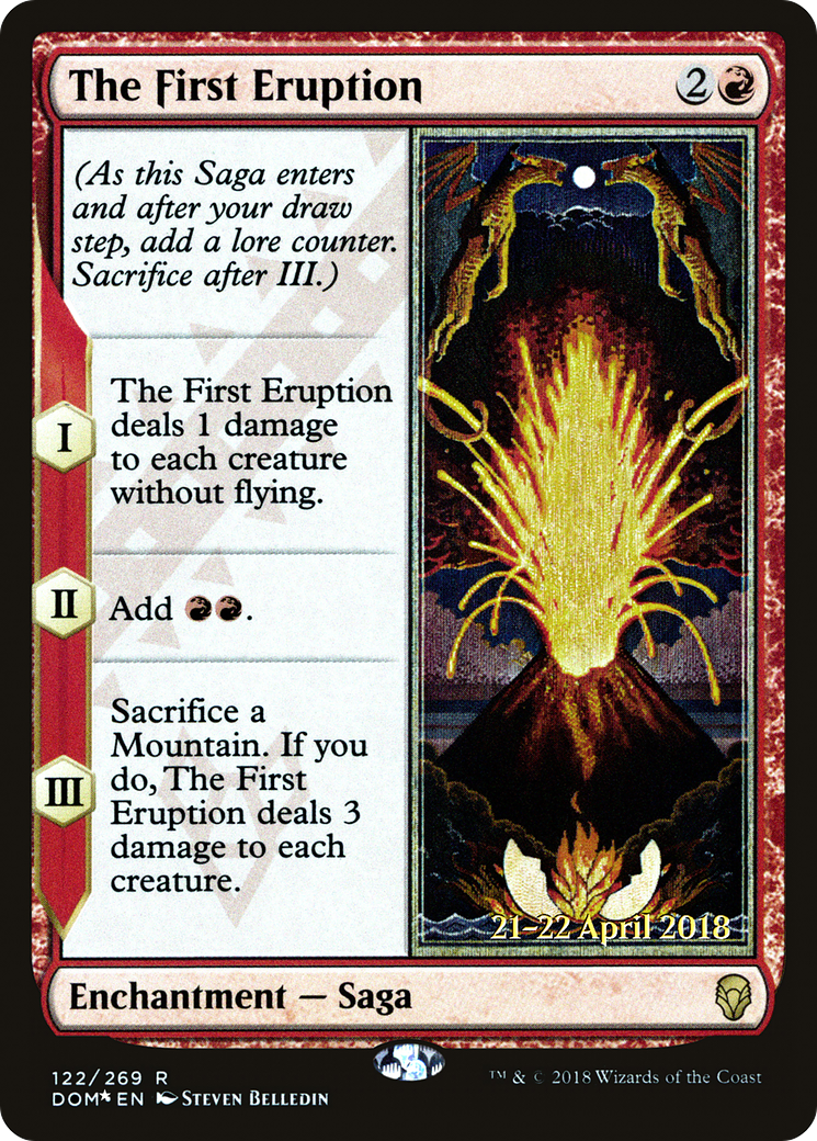 The First Eruption - Prerelease Promo [PDOM-122s]