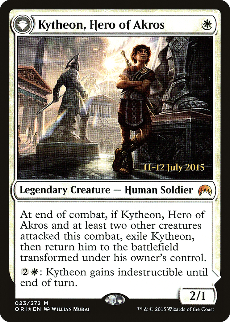 Kytheon, Hero of Akros // Gideon, Battle-Forged - Prerelease Promo [PORI-23s]