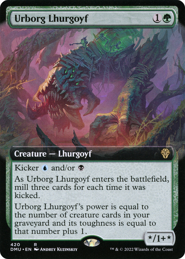 Urborg Lhurgoyf - Extended Art [DMU-420]