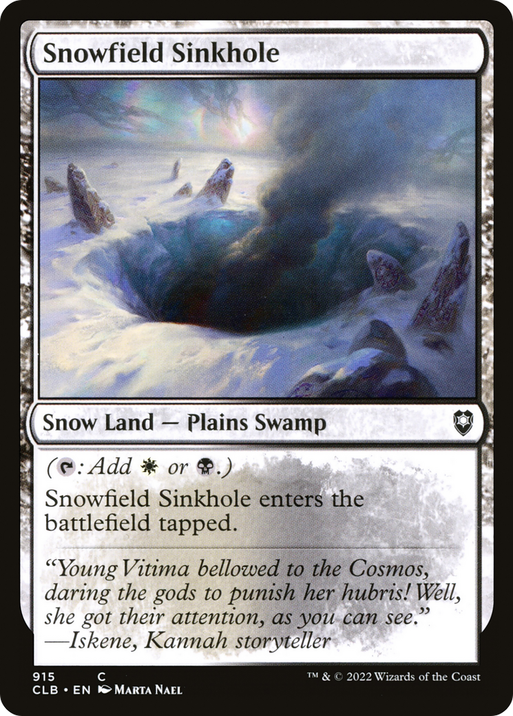 Snowfield Sinkhole [CLB-915]