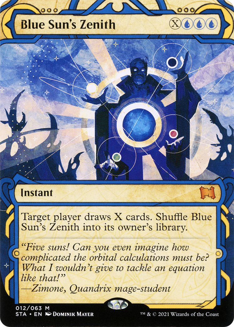 Blue Sun's Zenith - Borderless - Showcase [STA-12]