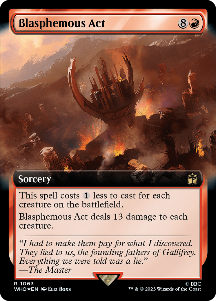 Blasphemous Act - Extended Art - Surge Foil [WHO-1063]