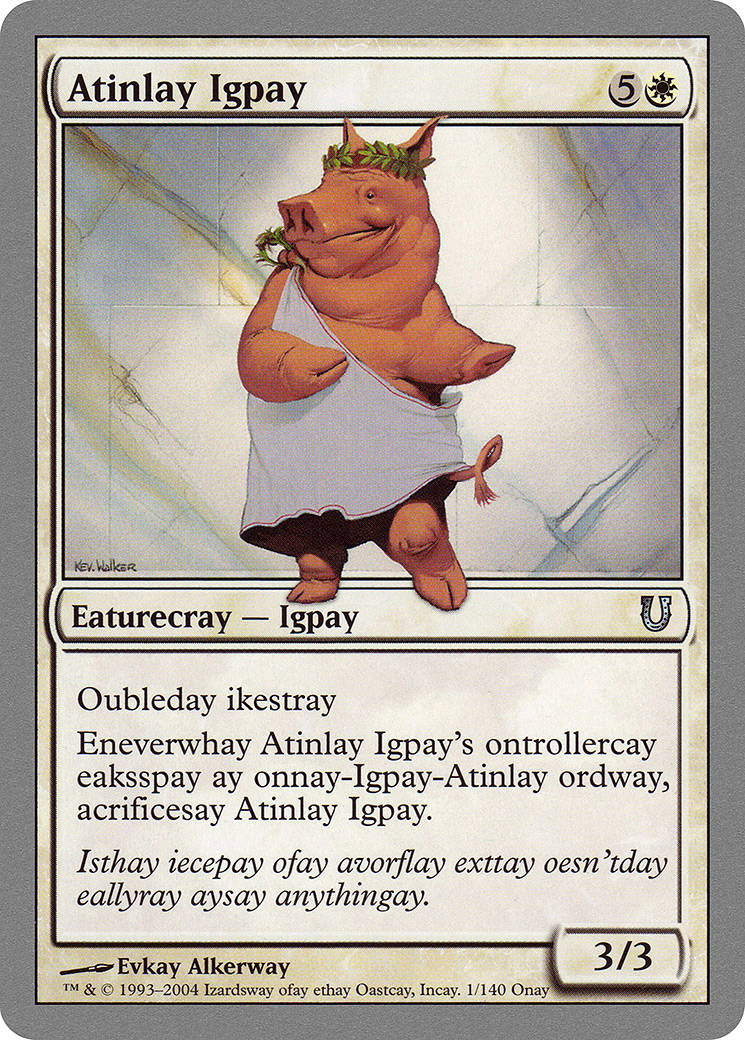 Atinlay Igpay [UNH-1]