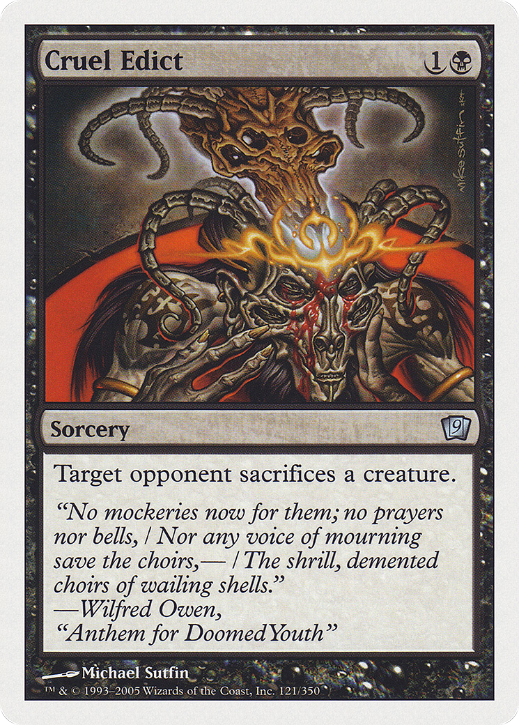 Cruel Edict [9ED-121]