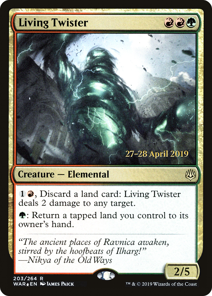 Living Twister - Prerelease Promo [PWAR-203s]