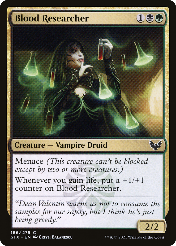 Blood Researcher [STX-166]