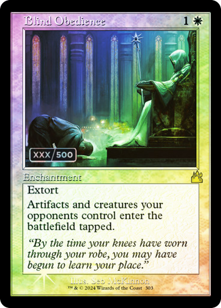 Blind Obedience - Serialized [RVR-303z]