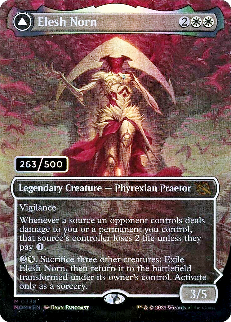 Elesh Norn // The Argent Etchings - Borderless - Serialized - Full Art [MOM-338]