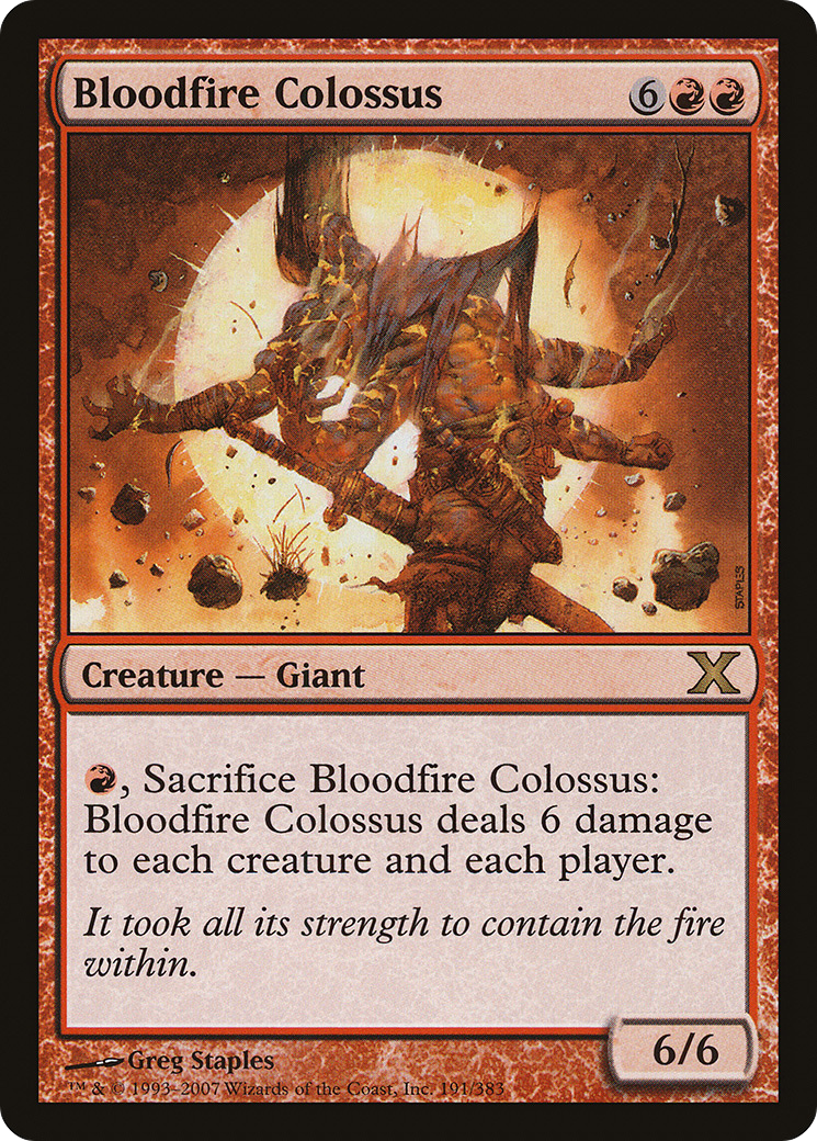 Bloodfire Colossus [10E-191]