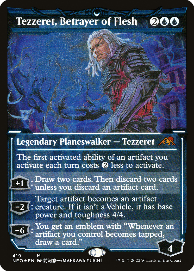 Tezzeret, Betrayer of Flesh - Showcase [NEO-419]