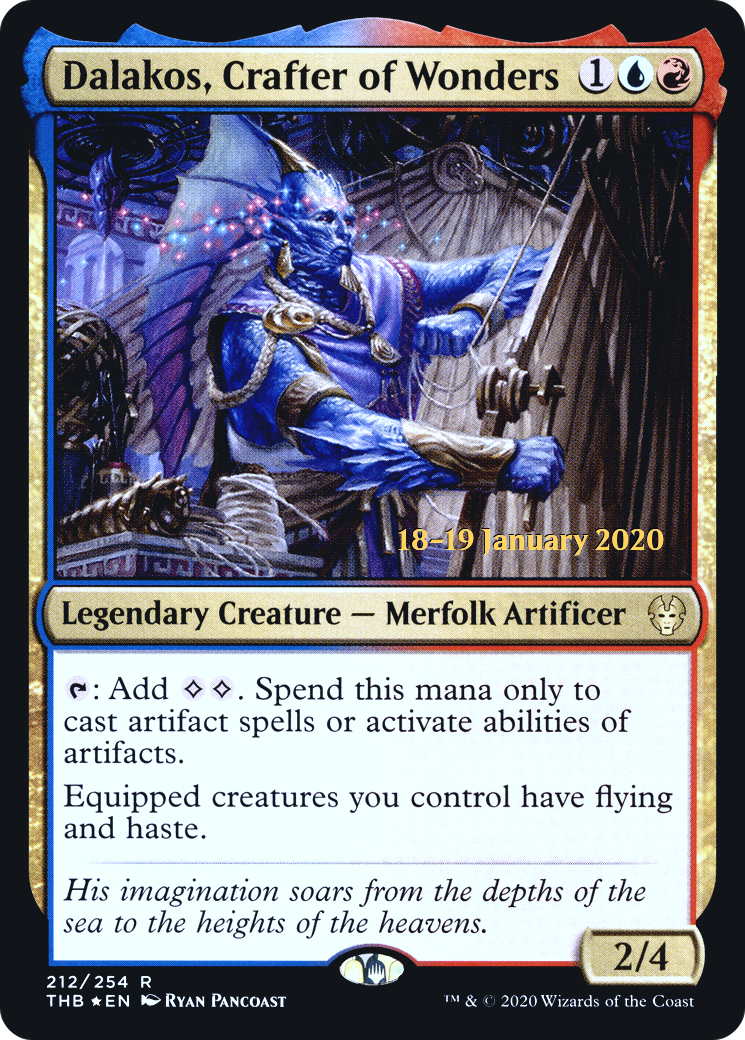 Dalakos, Crafter of Wonders - Prerelease Promo [PTHB-212s]