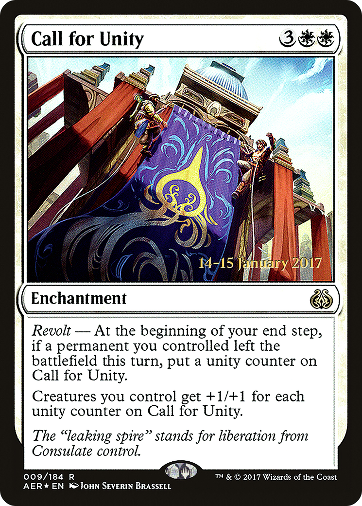 Call for Unity - Prerelease Promo [PAER-9s]