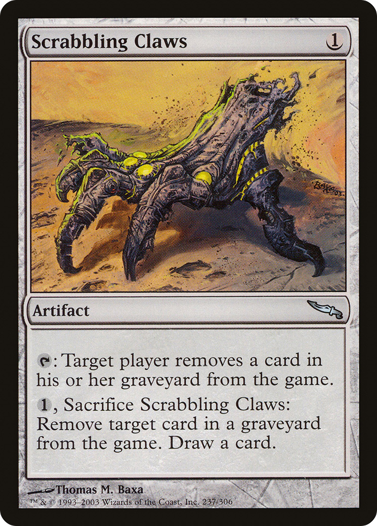 Scrabbling Claws [MRD-237]