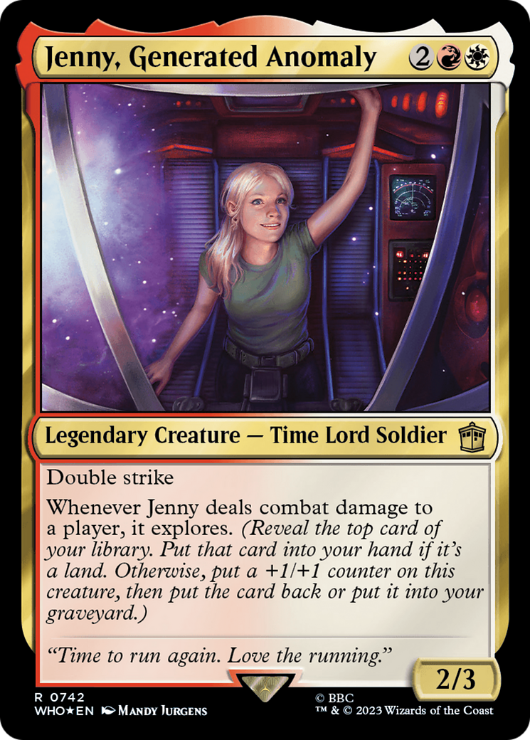 Jenny, Generated Anomaly - Surge Foil [WHO-742]