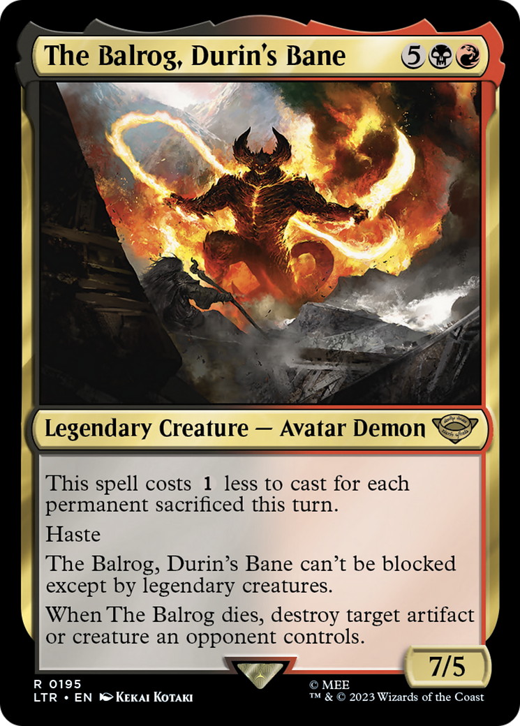 The Balrog, Durin's Bane [LTR-195]